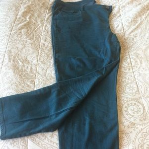 Dark teal jeans
